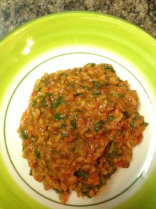 Tomato and Sausage Risotto