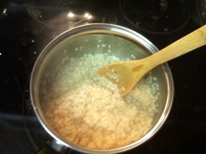 Risotto and Shallots
