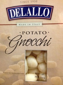 Someday I will make my own gnocchi.  But today is not that day.