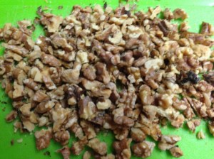 Toasted walnuts smell SO GOOD.