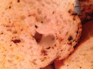 I think I can hear this little toasty guy crying out-- "top me!" Your wish is my command, sad dip-less toasty!