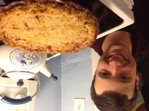 My (very cooperative) photographer for the night-- the only photo I took myself!