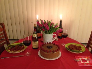 Yet again wine manages to sneak into my dinner, forcing me to drink the rest.  Like Sisyphus and his boulder, I cannot shake my burden.