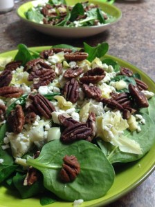 Who needs dressing when you've got artichokes and pecans?