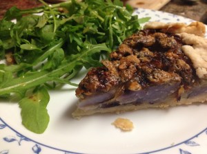 Serve with a side of arugula tossed with a quick lemon vinaigrette and you're set!