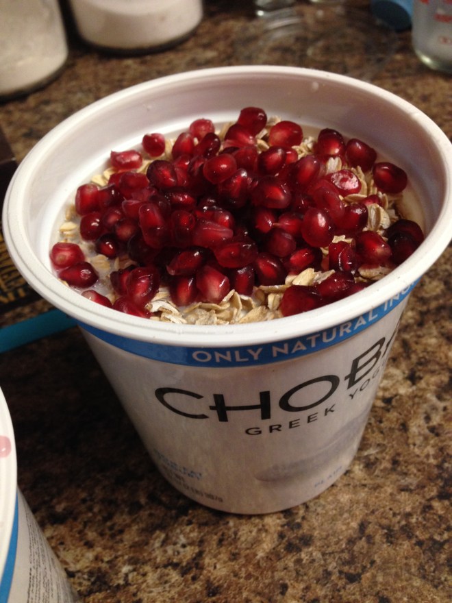 Coconut Pomegranate Overnight Oats