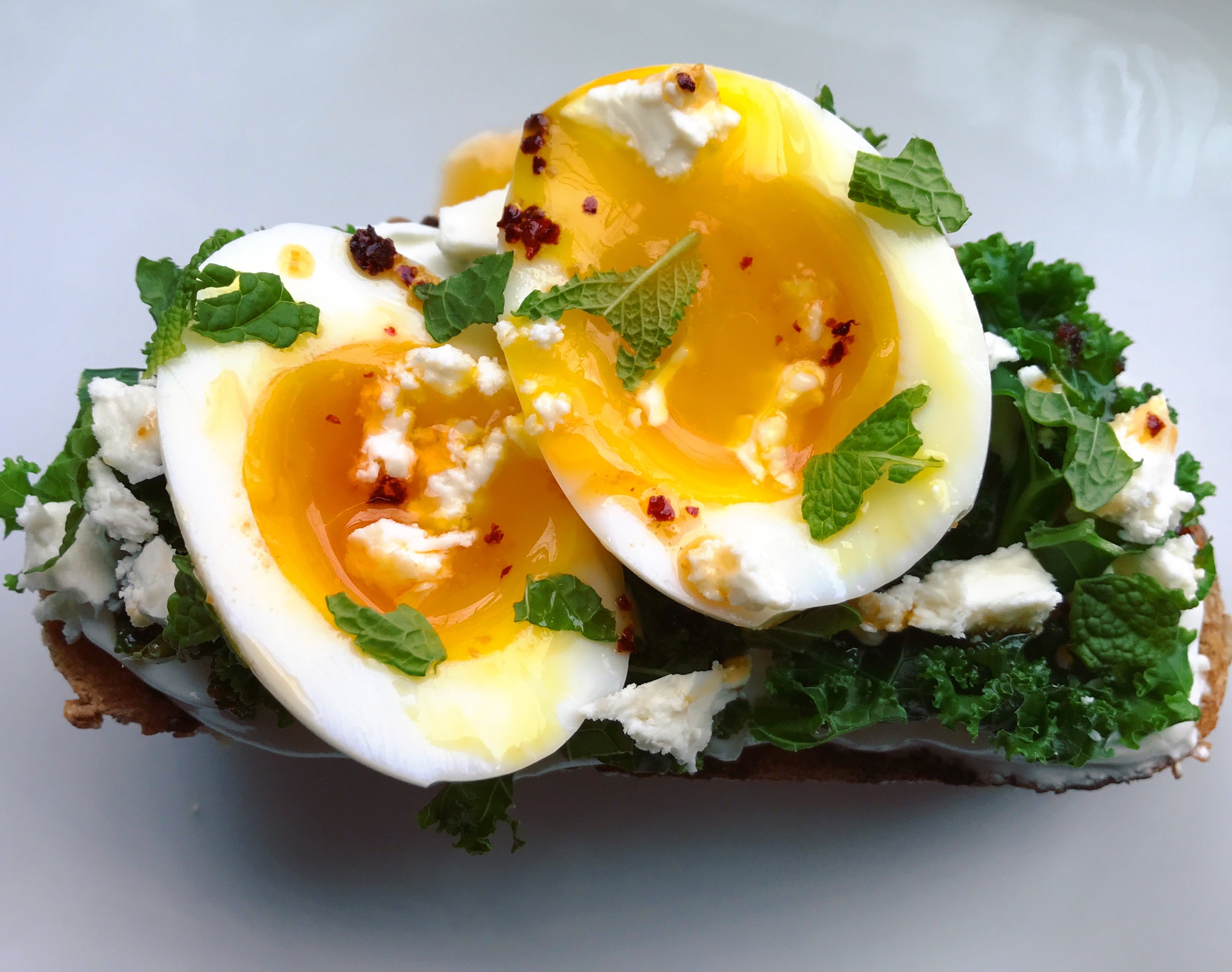 Cilbir-Inspired Toast | lawandlentils