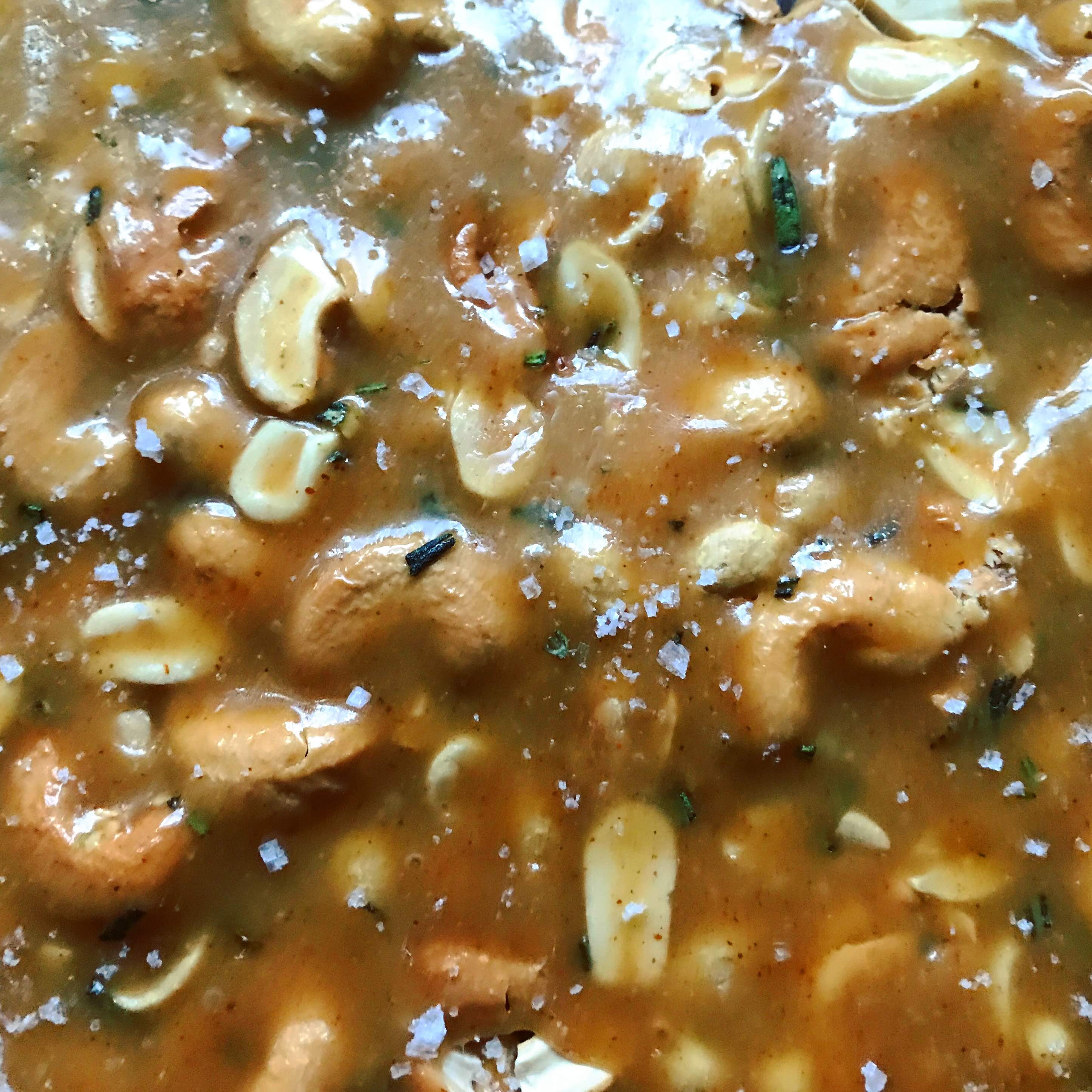 Easy Nut Brittle | lawandlentils