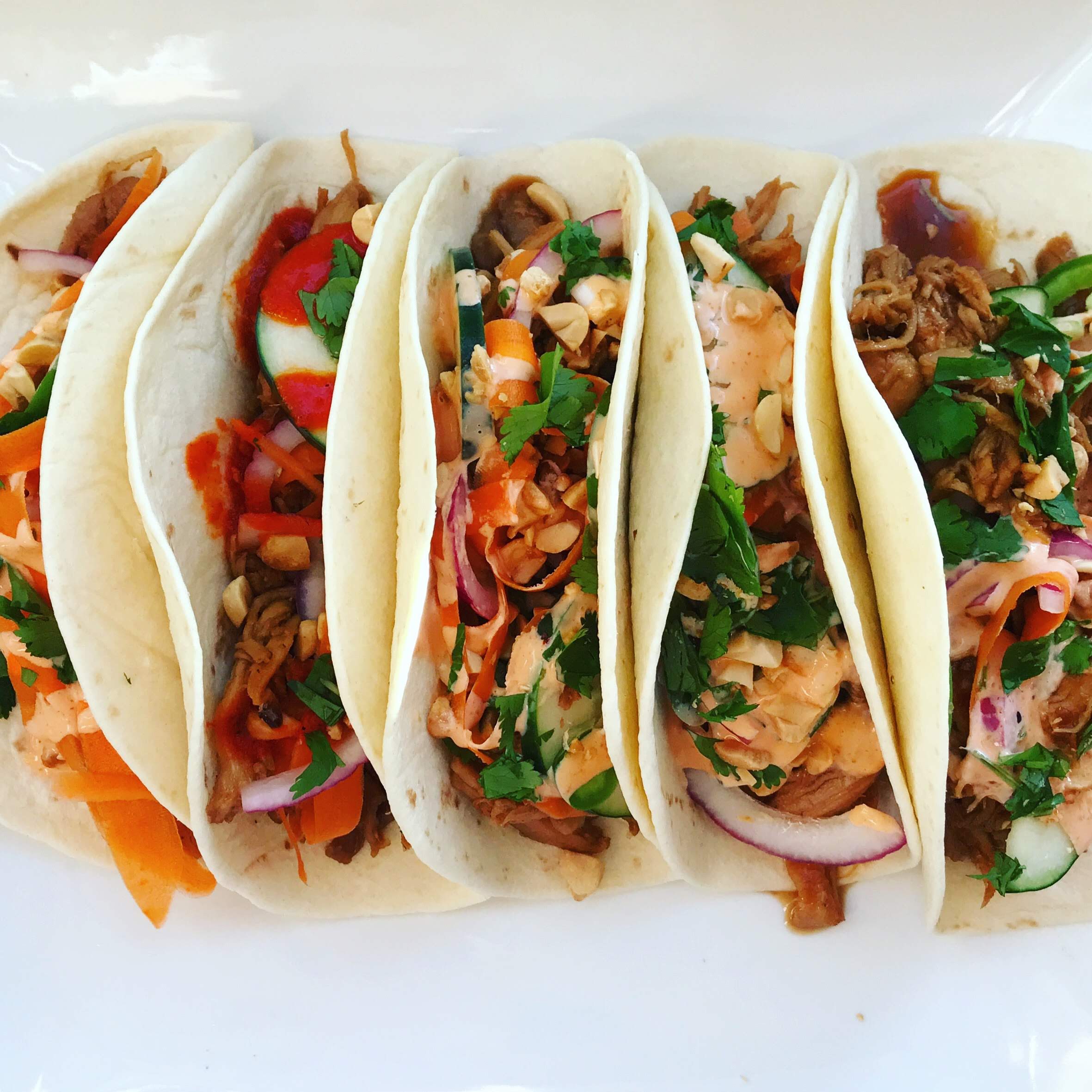 Vietnamese Chicken Tacos | lawandlentils