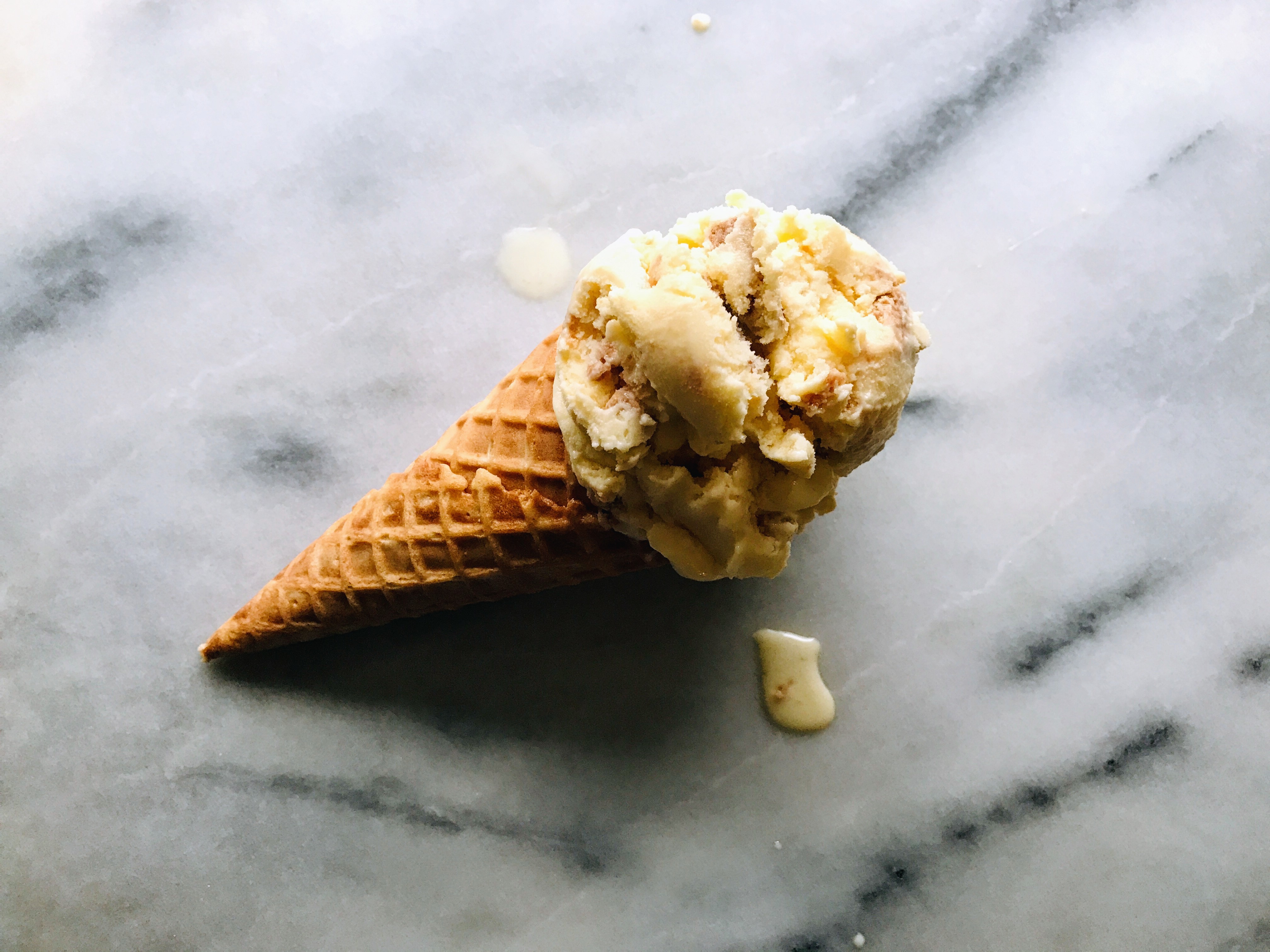 Lemon Buttermilk Shortbread Ice Cream | lawandlentils