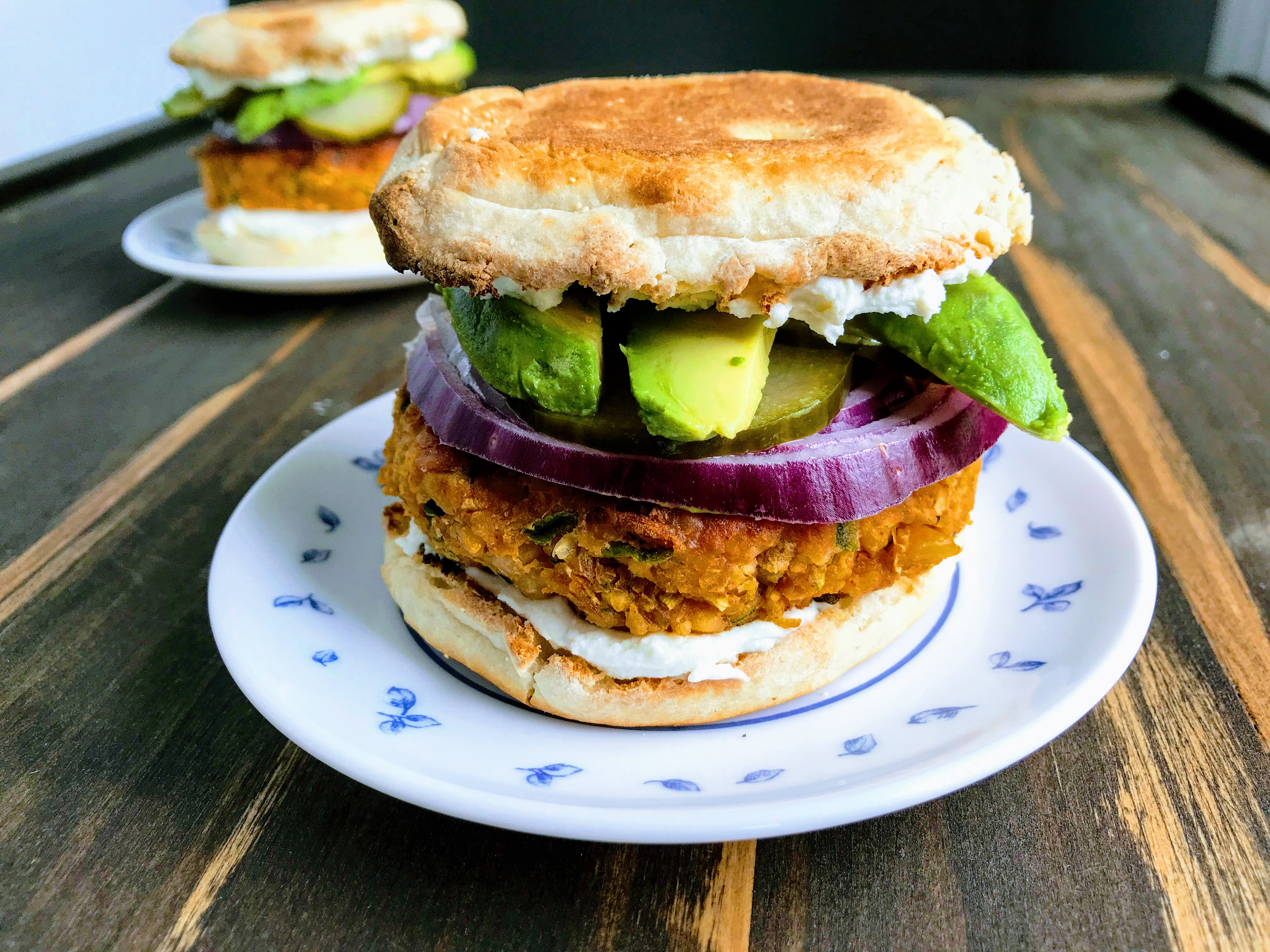 Zucchini-Chickpea Burgers | lawandlentils