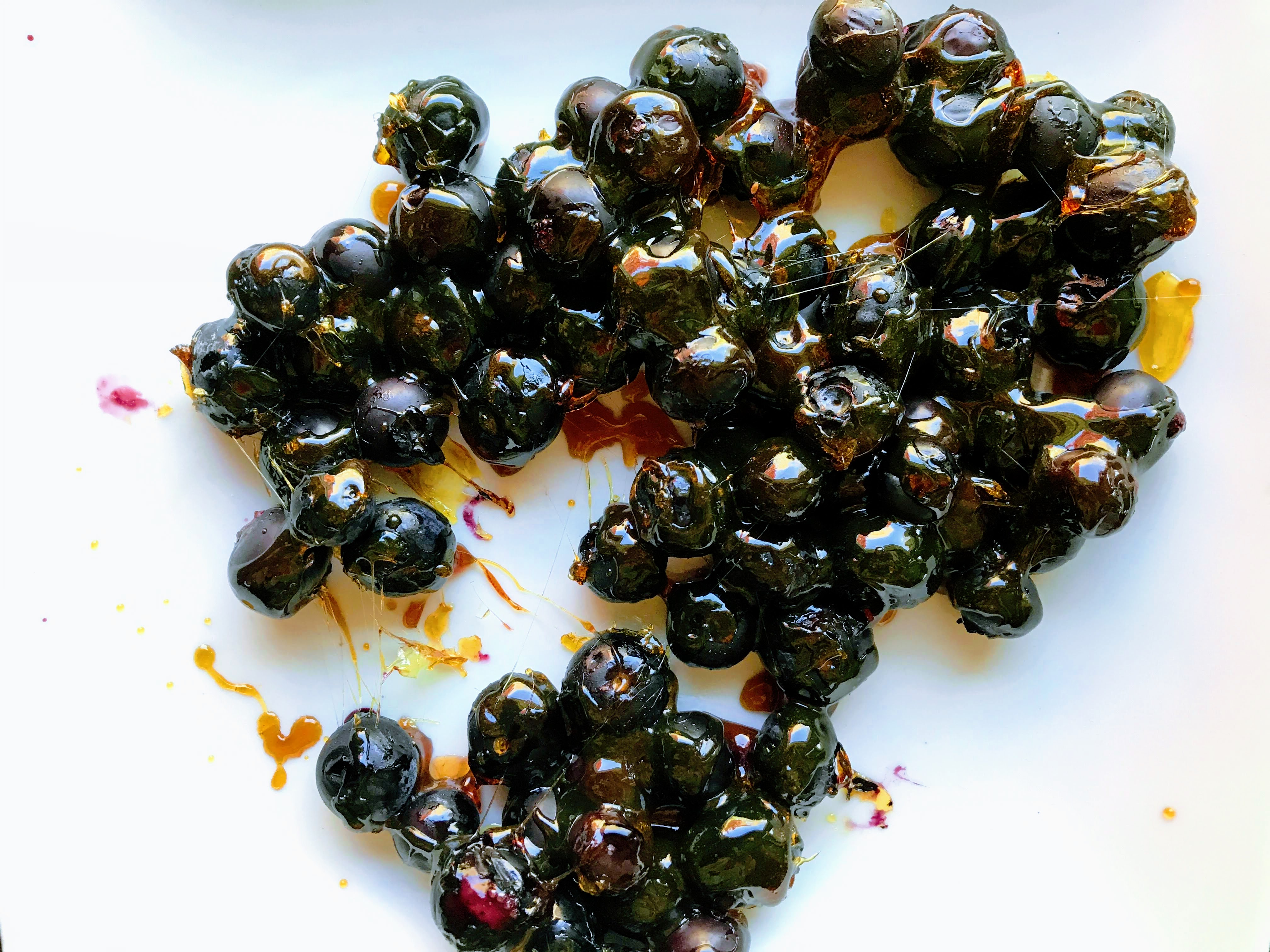 caramel blueberry cluster