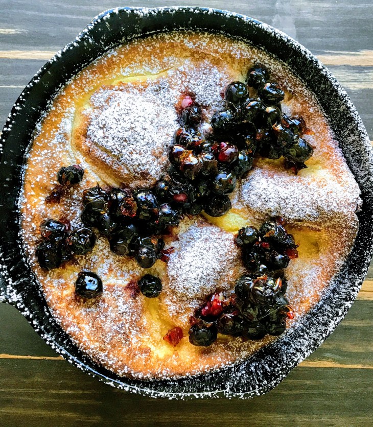 Orange Buttermilk Cornmeal Dutch Baby